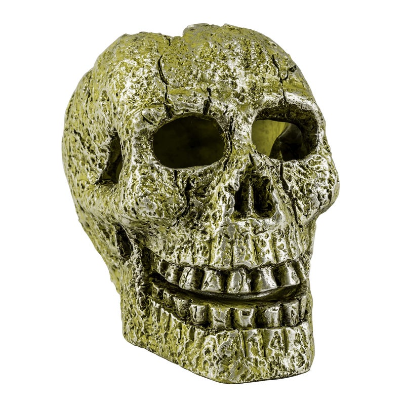 GloFish Skull Ornament, Detailed Aquarium Ornament, Hideaway For Fish - Image 1